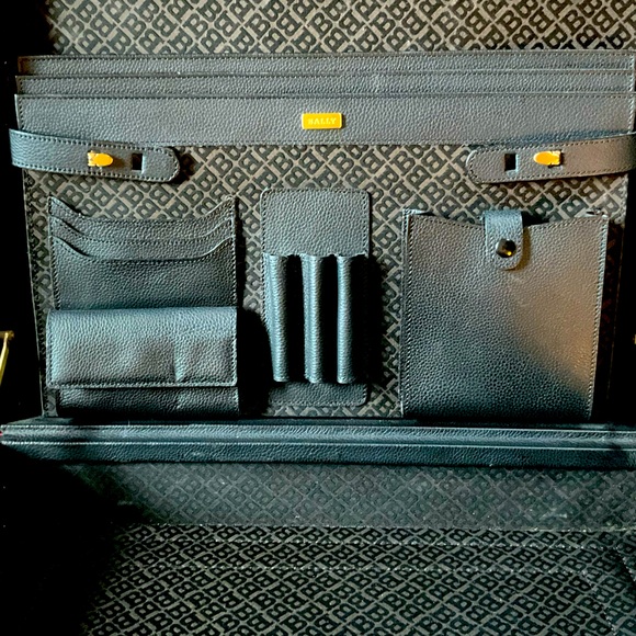 Bally Unisex Attache Briefcase RARE - Picture 9 of 13